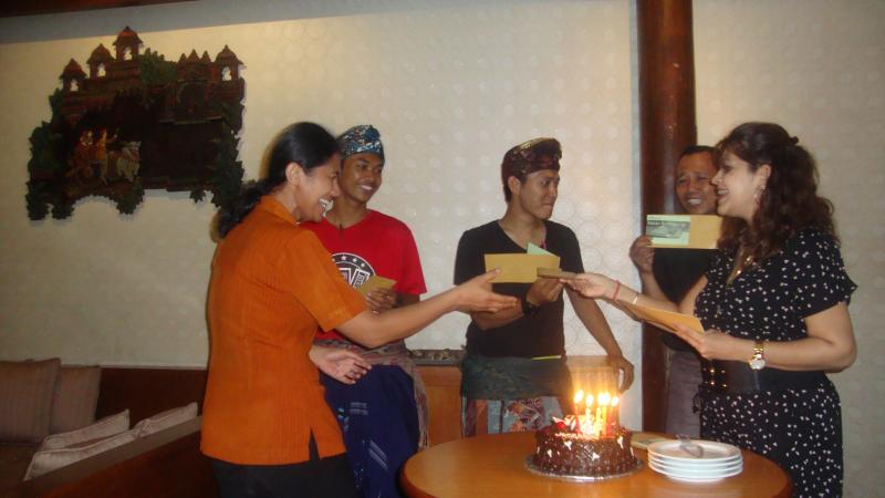 Birth Day Staff, bali indian restaurant, indian food restaurant in bali